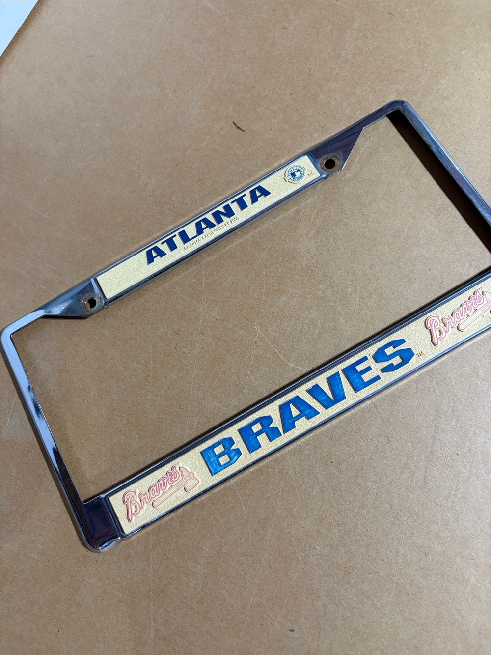 Atlanta Braves License Plate Frame